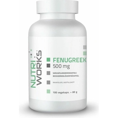 NutriWorks Fenugreek 500 100 kapsúl