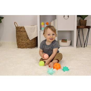 Infantino Míčky s texturami Super Soft 6 ks