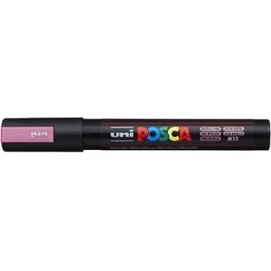 uni Декоративен маркер, 1, 8-2, 5 мм, UNI "Posca PC-5M", метално розов 286864000 (286864000)