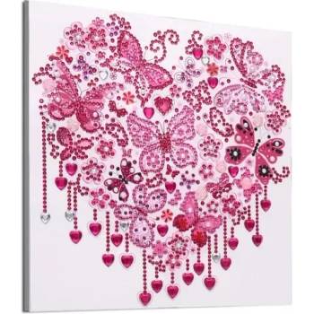 Image 1 of Сърце от пеперуди 30/30см