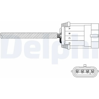 Lambda sonda DELPHI ES11061-12B1