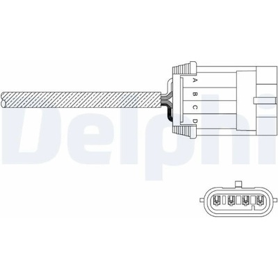Lambda sonda DELPHI ES11061-12B1