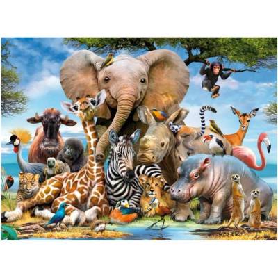 Ravensburger Kamarádi z Afriky 300 dielov