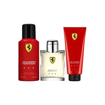 Ferrari Scuderia Red EDT 125 ml + deospray 150 ml + sprchový gél 150 ml darčeková sada