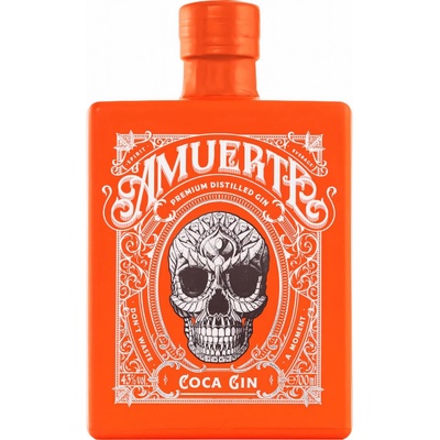 Amuerte Coca Leaf Gin Orange Edition 43% 0,7 l (holá láhev)