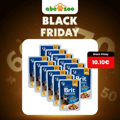 BRIT - Kapsička BRIT Premium Cat Delicate Fillets in Gravy with Tuna 12 x 85 g