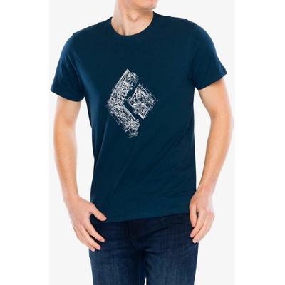 Black Diamond M Engineered Diamond Ss Tee modré