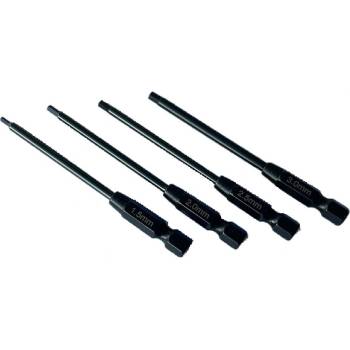 Xceed XCD106449 Black Titan Power tool tip set 4 pcs Allen Wrench 1.5,2.0,2.5,3.0