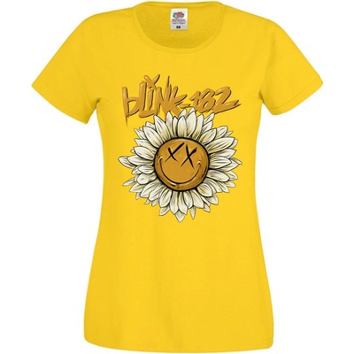 Blink 182 tričko Sunflower Žena Žltá