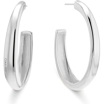 Calvin Klein Výrazné kruhové náušnice Modern Purity 35000835