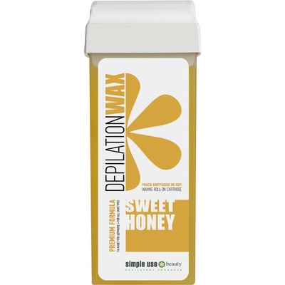 simple use Depilačný vosk roll-on Sweet Honey medový 100 ml
