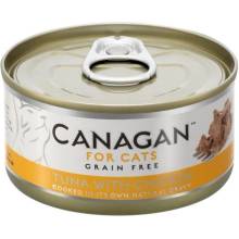 Symply Pet Foods Canagan Cat tuniak a kura 75g