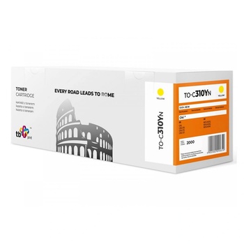 Compatible oki c310 Тонер жълт (to-c310yn) (to-c310yn)