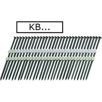 Bostitch KB380SP130 - Hřebík kroucený 3,8 x 130 mm spojený plastem v pruzích, úhel 21°, balení 14,5kg / 1288ks