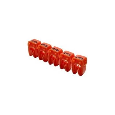 Značka CAB3 0,5 - 1,5 mm² symbol "3" oranžová 1200ks- balenie