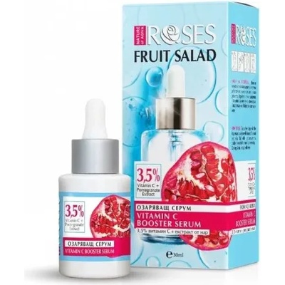 Agiva Nature of Agiva Fruit Salad - Озаряващ бустер серум за лице с витамин C и екстракт от нар 30мл