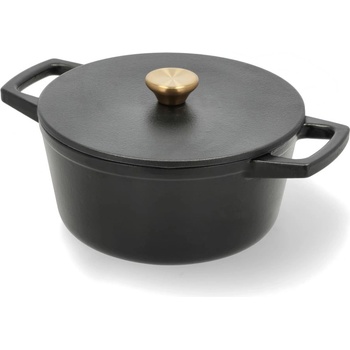 Holm Гърне от излято желязо с капак подходящо за индукционен котлон 3, 6 l - Holm (34438)