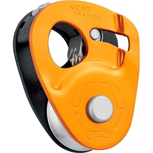 Petzl Въжена макара Petzl Micro Traxion Rope pulley - Orange / Black - размер One Size (328-0054-0111)