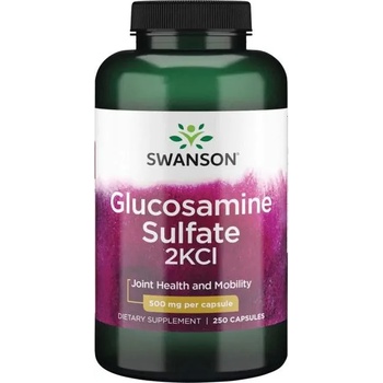 Swanson Glucosamine Sulfate 2KCl, 500 mg, 250 капсули, Swanson (SW528)