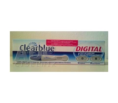 Clearblue 9 tehotenský test