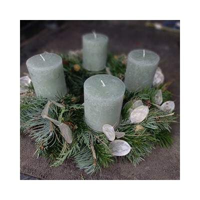 Balkonika Adventní věnec sage rustikální 30 cm