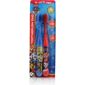 Nickelodeon Paw Patrol Toothbrush Duo Super Soft 4-6 (Blue and Red)