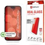 Displex Стъклен протектор за екран Displex Real Glass (2D) за iPhone 15 Plus/15 Pro Max (22437)