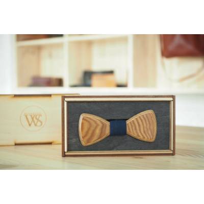Wood Style Motýlek Mini Modrotisk Kořenice