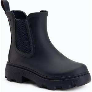 Tommy Hilfiger Дамски гумени ботуши Tommy Hilfiger Rubber Flag Cleated space blue