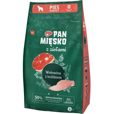 Pan Mięsko with Herbs Beef with Rabbit M 3 kg
