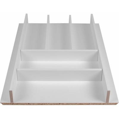 Príborník Elletipi Wood Line do zásuvky 45 cm biely PLC M50045 18 PLC M50045 18