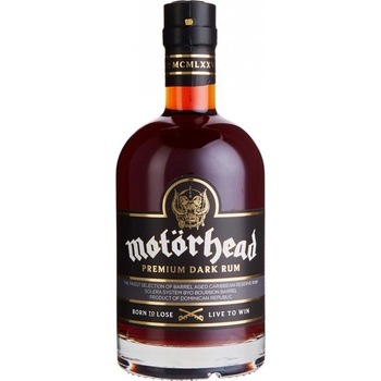 Motorhead Premium Dark Rum 40% 0,7 l (holá láhev)