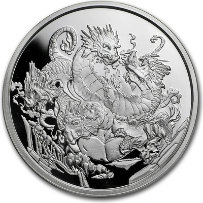 Silver Shield Mince Stříbro vzácné elementy Hydra 1 oz