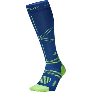 STOX Energy Socks Мъжки чорапи за бягане STOX Energy Socks Running Socks - Dark Blue / Yellow - размер 43-47 (EU) (207-2110-0212)