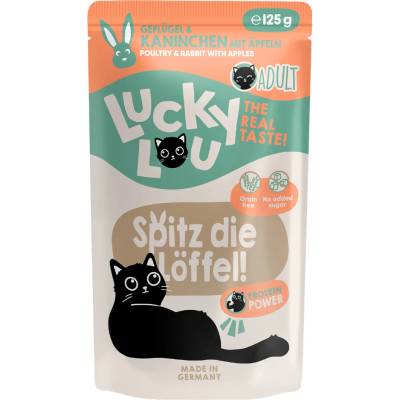 Lucky Lou Adult 16 x hydinové a králičie 125 g