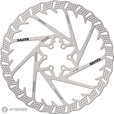 Galfer Kotúč Galfer DB024W Fixed Shark 203 mm brzdový 6 dier strieborná DB024W