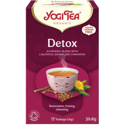 Yogi Tea BIO čaj detox 17 x 1,8 g