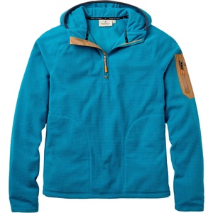 Passenger Мъжки поларен пуловер Passenger Forestscape Recycled Fleece Hoodie Fleece jumper - Blue Steel - размер XXL (005-7304-0115)