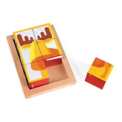 Janod - Дървени кубчета - Горски обитатели (J08200)