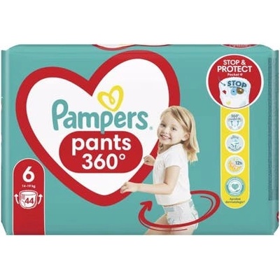 Pampers Пелени гащички размер 6 44бр