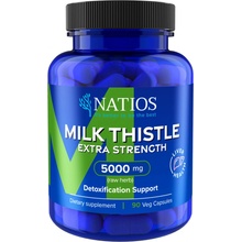 NATIOS Milk Thistle Extract Ostropestřec 5000 mg Extra Strength 90 veganských kapslí