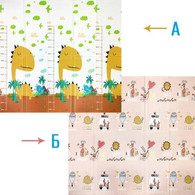 Sonne Бебешки мек килим за игра Dino / Summer 180*200*1 размер М