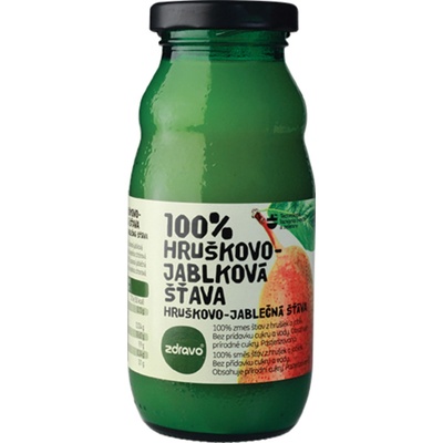 Zdravo 100% hruškovo jablková šťáva 200 ml