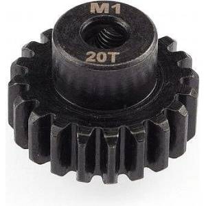 RUDDOG Пиньон 20 зъба модул 1 стъпка 20T Modul 1 Steel Pinion RP-0040 (RP-0040)