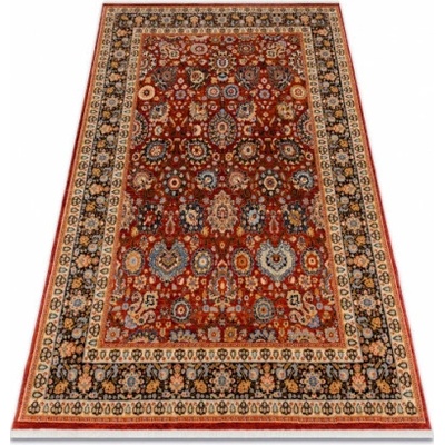 Nej koberce KESHAN Fredzle Ornament ramka 7573/53577 bordo / granát