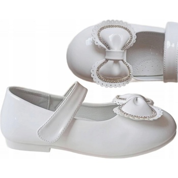 Baleríny k prvnímu svatému přijímání stélka profilovaná kůže p2-72 bílé