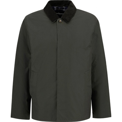 Barbour Mens Lorden Waxed Mac - Olive OL99
