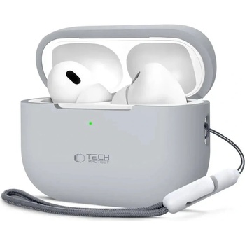 Tech-Protect Силиконов калъф Tech-Protect за Apple AirPods Pro 1 / 2 - Сив (5906302313679)