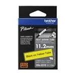 Brother Термосвиваема лента Brother HSE631E, черно на жълто, 11.2 mm x 1.5 m (HSE631E)