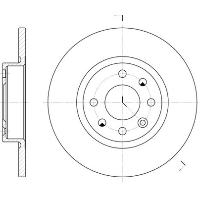 Brzdový kotúč REMSA 6209.00